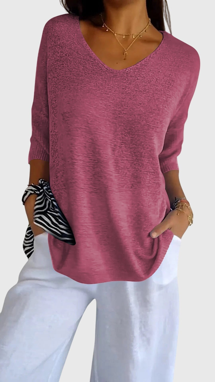 Avery | Elegant V-Neck Top