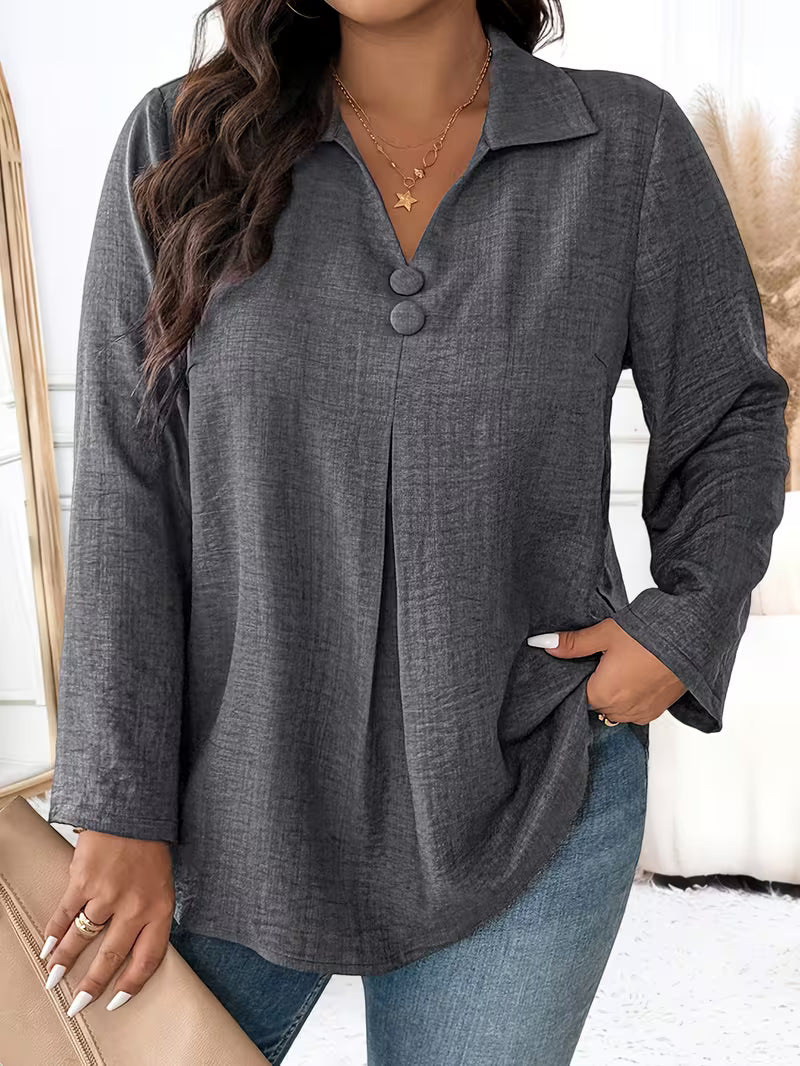 EMILIA™ | Women’s Classic Button-Front Shirt