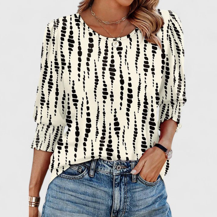 Avery | Elegant Smocked Top