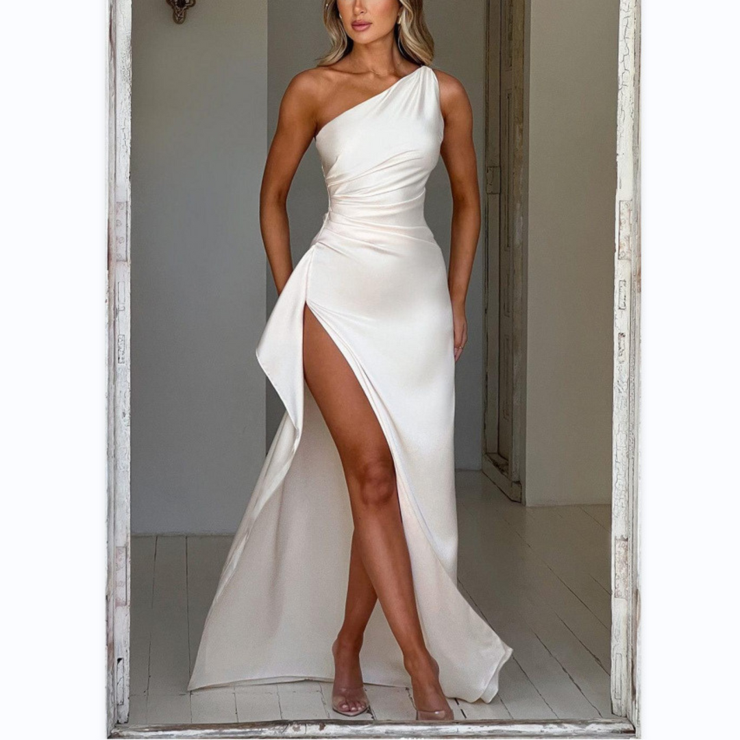 LABESA™ | Elegant One Shoulder High Split Formal Maxi Dress