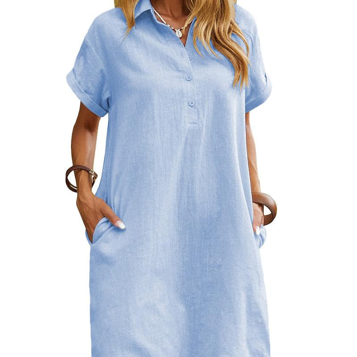 MAREN™ | Relaxed Short Sleeve Summer Dress