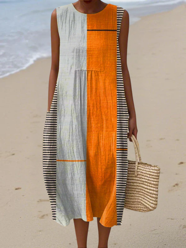 Rosalie™ | Relaxed Striped Dress