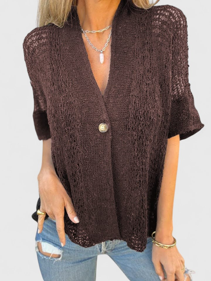 Avery | Elegant Knitted Shirt
