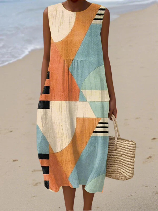 Annalise™ | Abstract Printed Dress
