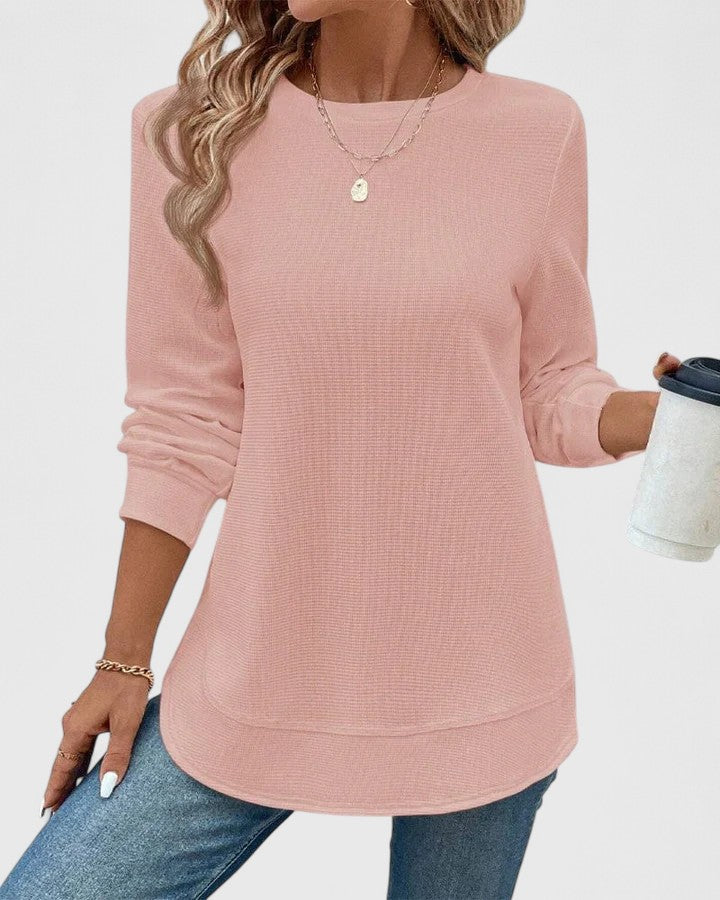 Avery | Elegant O-Neck Long Sleeve