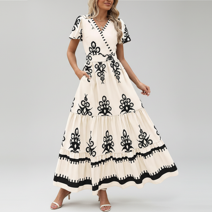 HELLENORE™ | Casual Chic Floral Maxi Dress