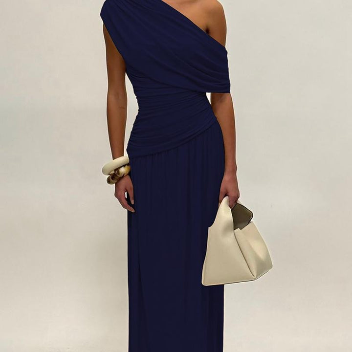 MANO™ | Elegant One Shoulder Evening Bodycon Maxi Dress