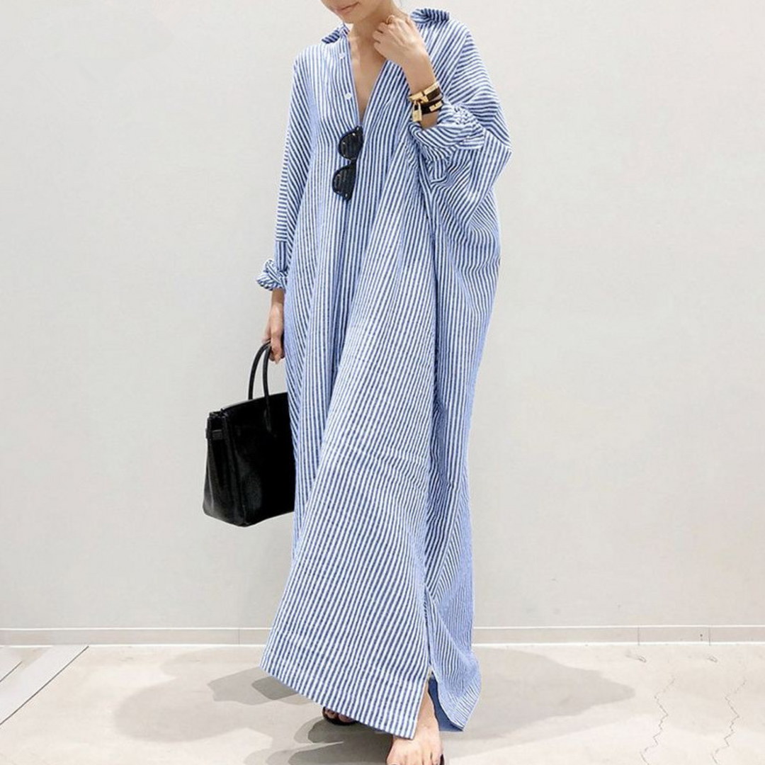 LINNAEA™ | Everyday Stripped Maxi Dress