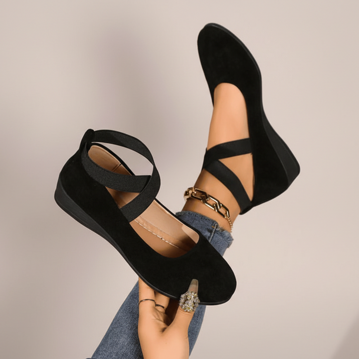 ELARA™ | Everyday Comfort Wedge Slip-Ons