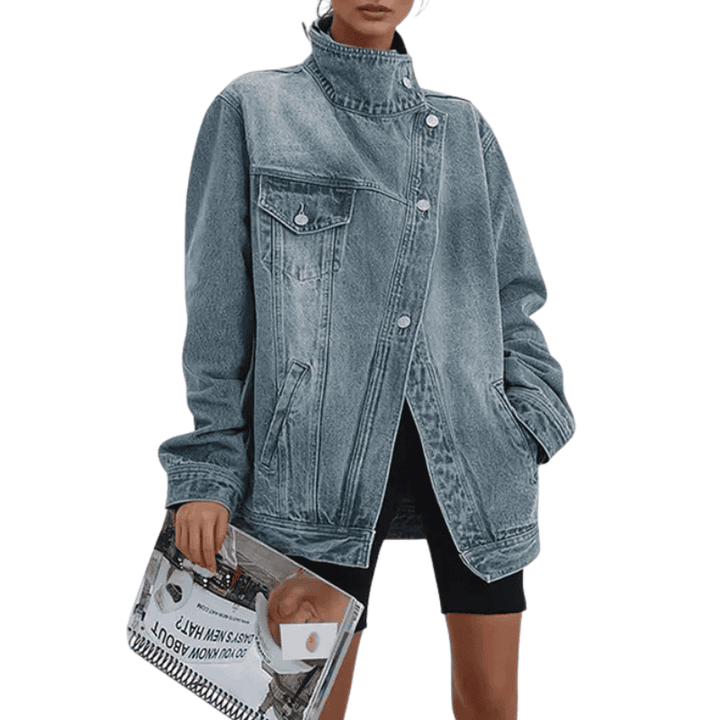 MILA™ | Modern Asymmetric Button Jacket
