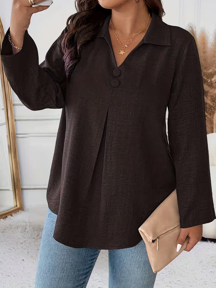 EMILIA™ | Women’s Classic Button-Front Shirt