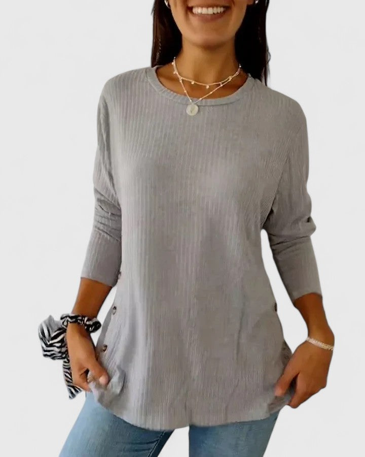 Avery | Elegant Crew Top