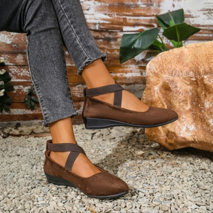 ELARA™ | Everyday Comfort Wedge Slip-Ons
