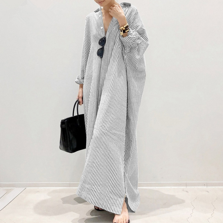 LINNAEA™ | Everyday Stripped Maxi Dress