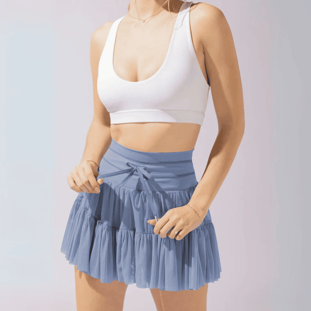 KALINDA™ | Chic High Waist Pleated Skort