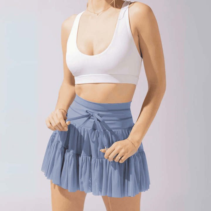 KALINDA™ | Chic High Waist Pleated Skort