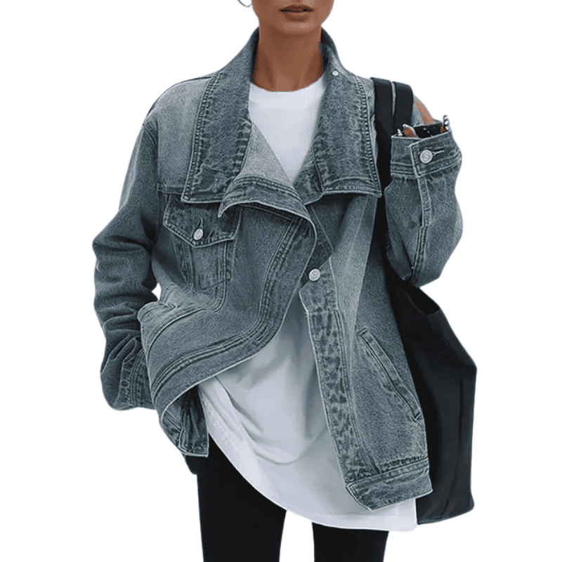 MILA™ | Modern Asymmetric Button Jacket