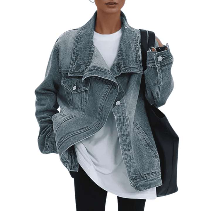 MILA™ | Modern Asymmetric Button Jacket