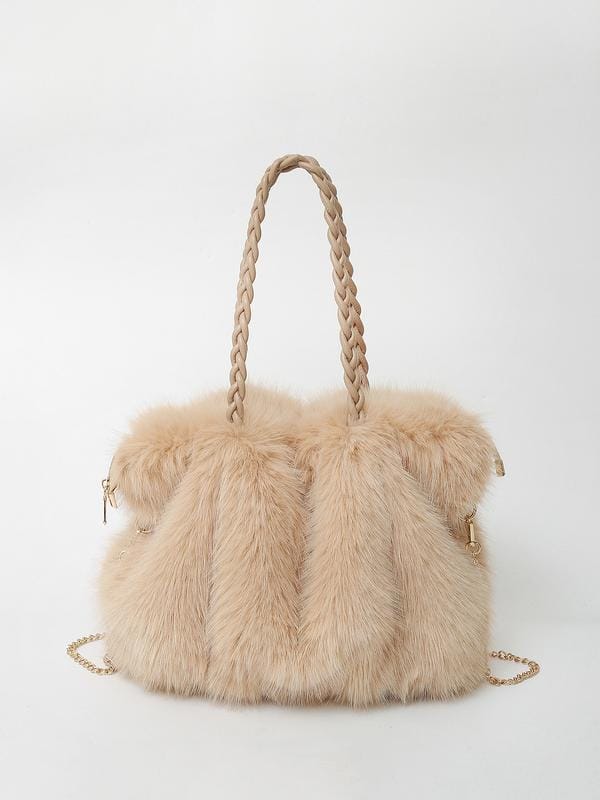 VALERIE™ | Velvet Shoulder Tote