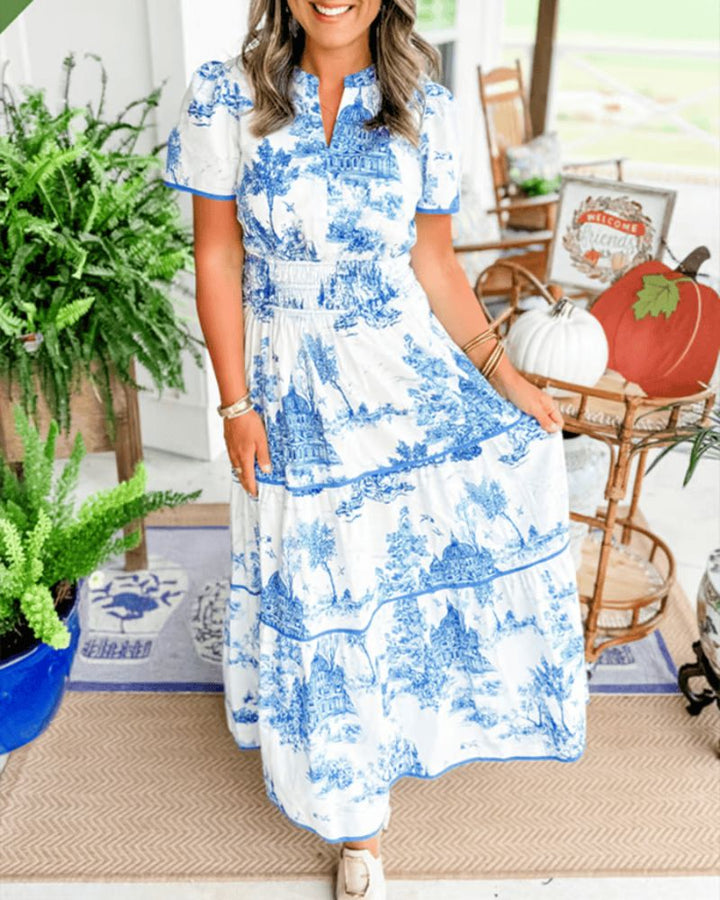 JIREH™ | Printed Maxi Dress
