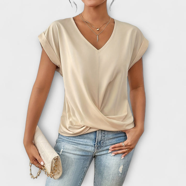 Avery | Elegant V-neck Top