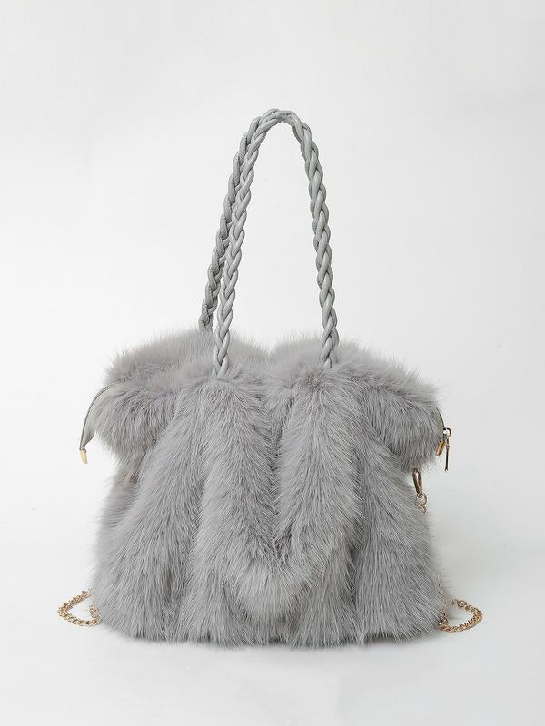 VALERIE™ | Velvet Shoulder Tote