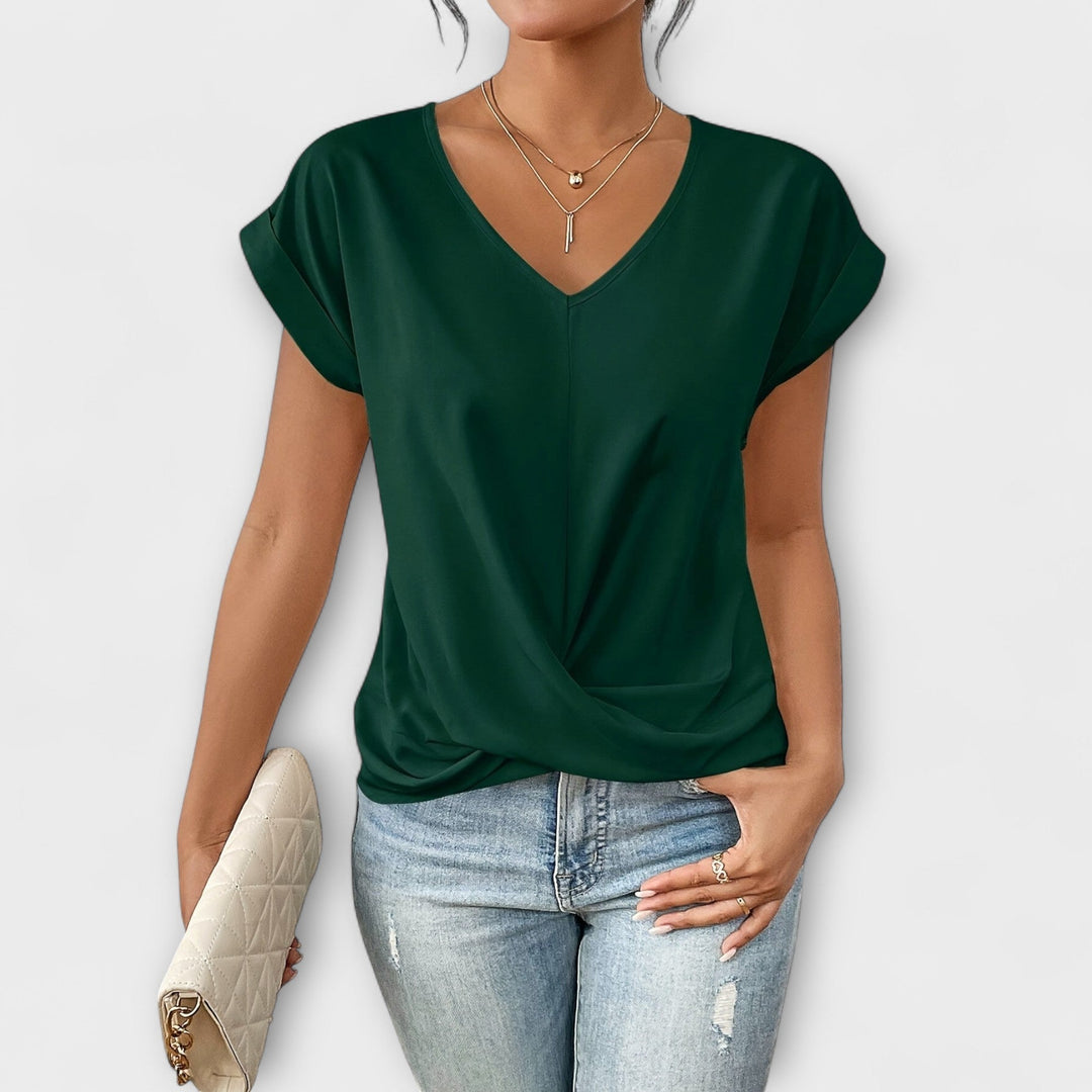 Avery | Elegant V-neck Top