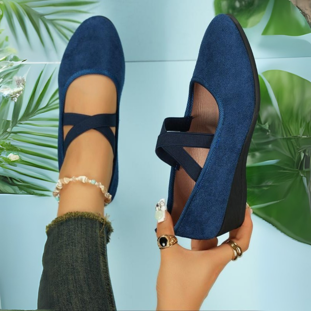 ELARA™ | Everyday Comfort Wedge Slip-Ons