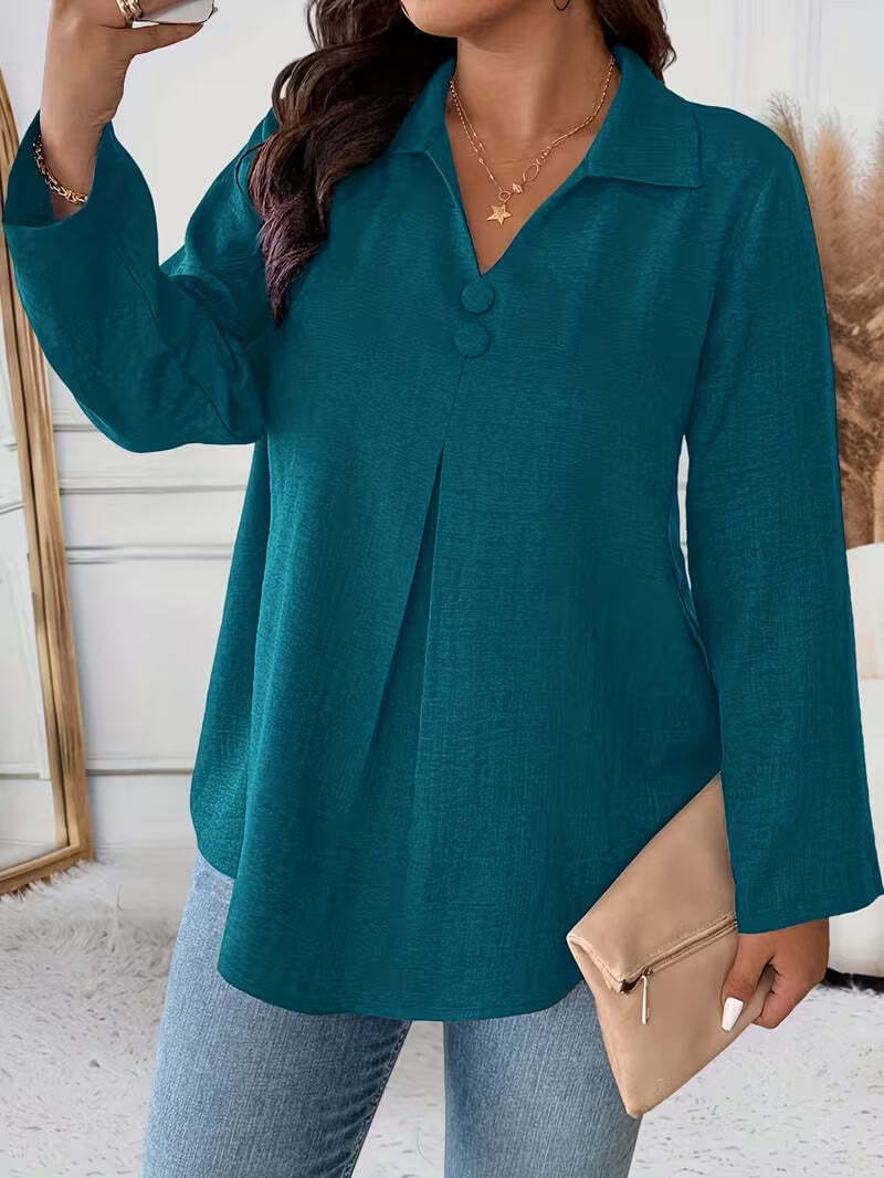 EMILIA™ | Women’s Classic Button-Front Shirt