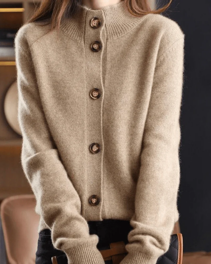 CLAIRE™ | Retro-Style Cashmere Cardigan