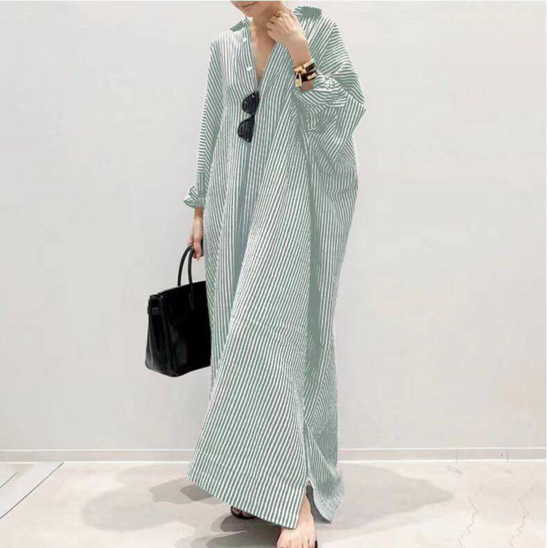 LINNAEA™ | Everyday Stripped Maxi Dress