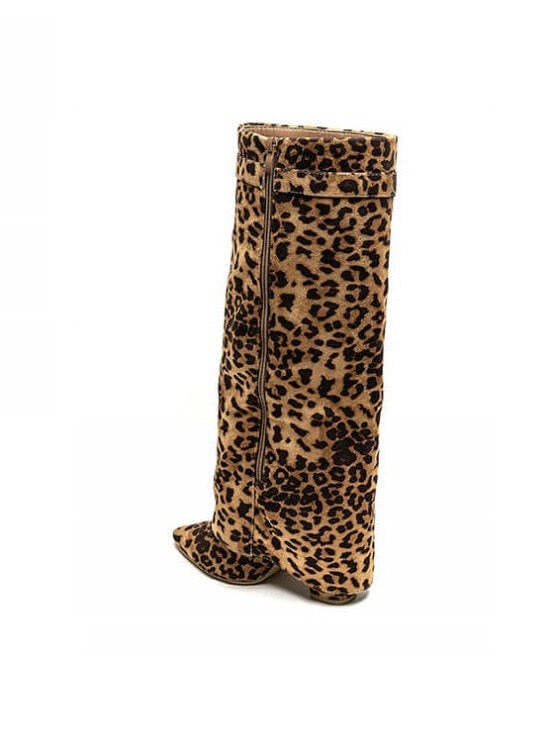 JOLIE™ | Leopard Suede Boots