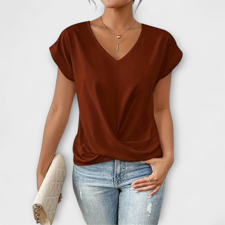 Avery | Elegant V-neck Top