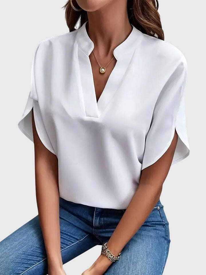 Avery | Soft and Elegant V-Neck Shirt