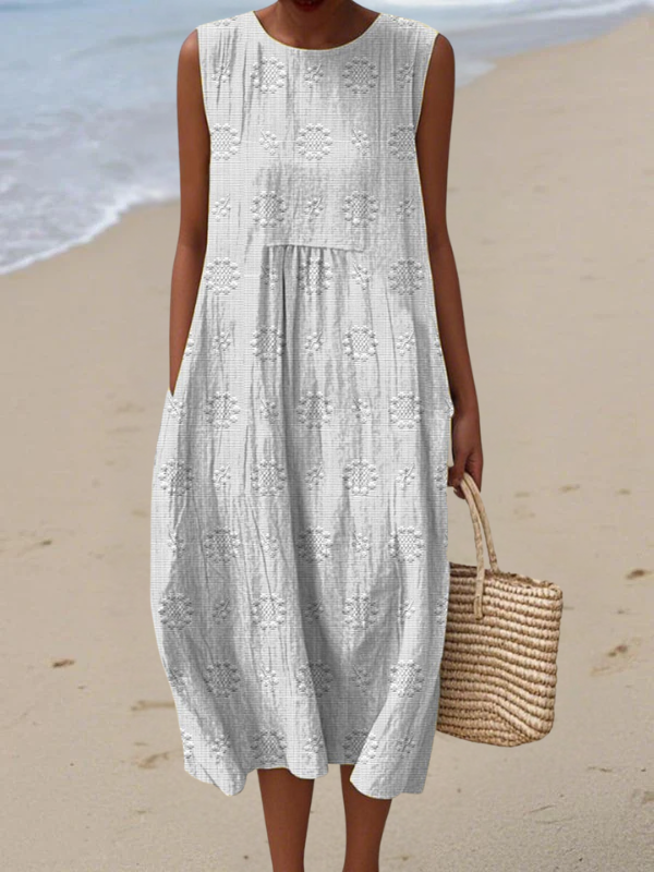 Serena™ | Relaxed Sleeveless Dress