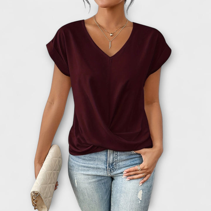 Avery | Elegant V-neck Top