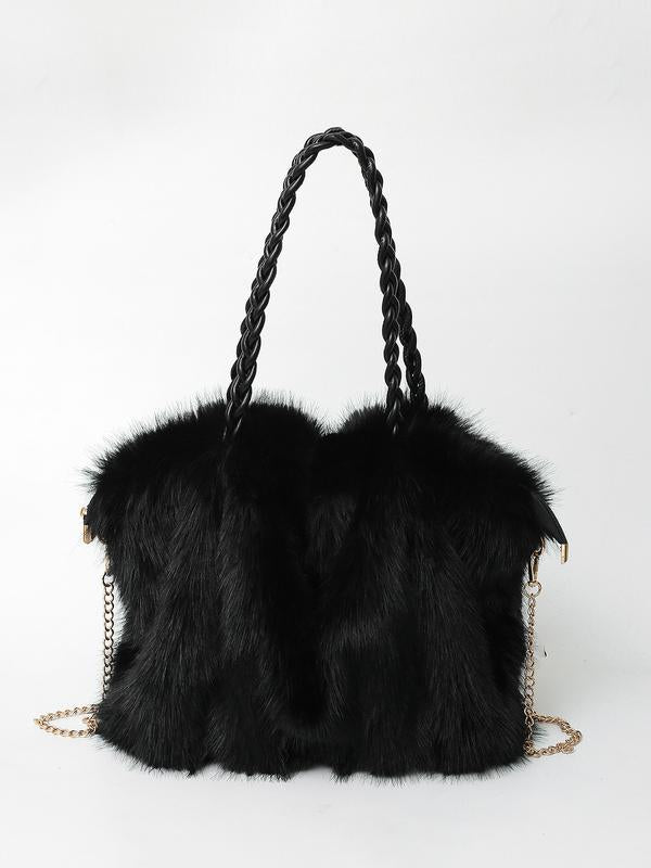 VALERIE™ | Velvet Shoulder Tote