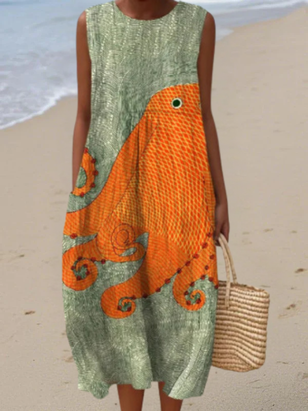 Elize™ | Summer Printed Dress