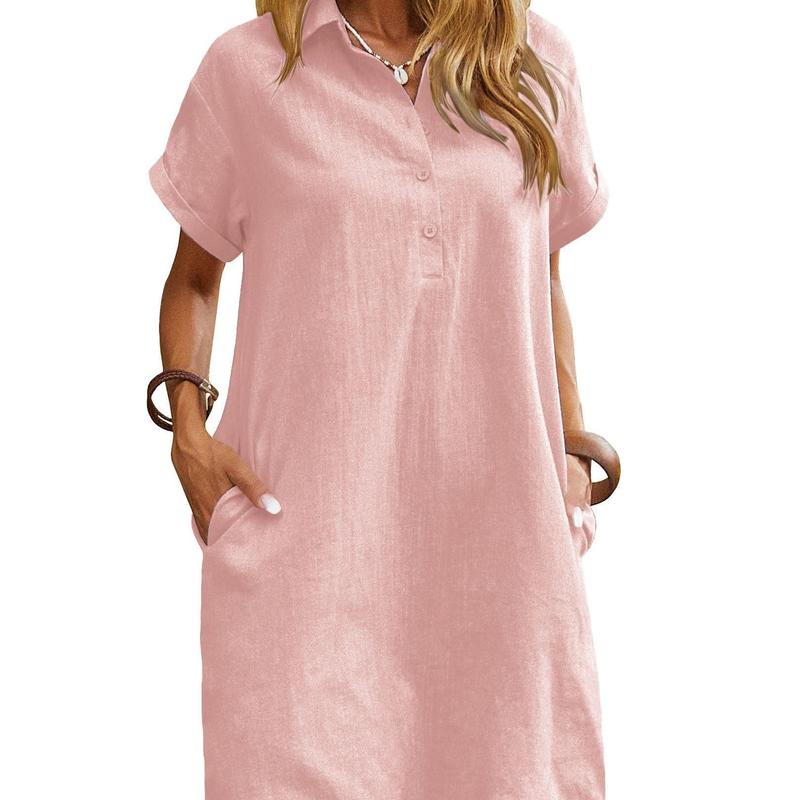 MAREN™ | Relaxed Short Sleeve Summer Dress