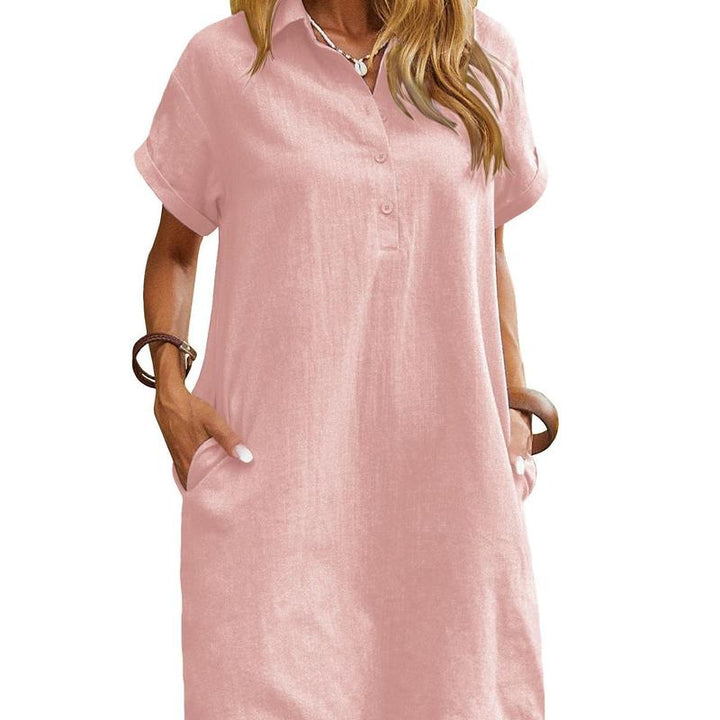 MAREN™ | Relaxed Short Sleeve Summer Dress