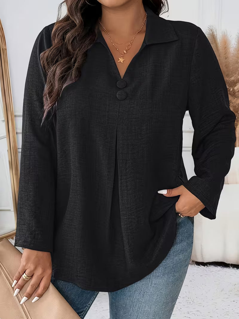 EMILIA™ | Women’s Classic Button-Front Shirt