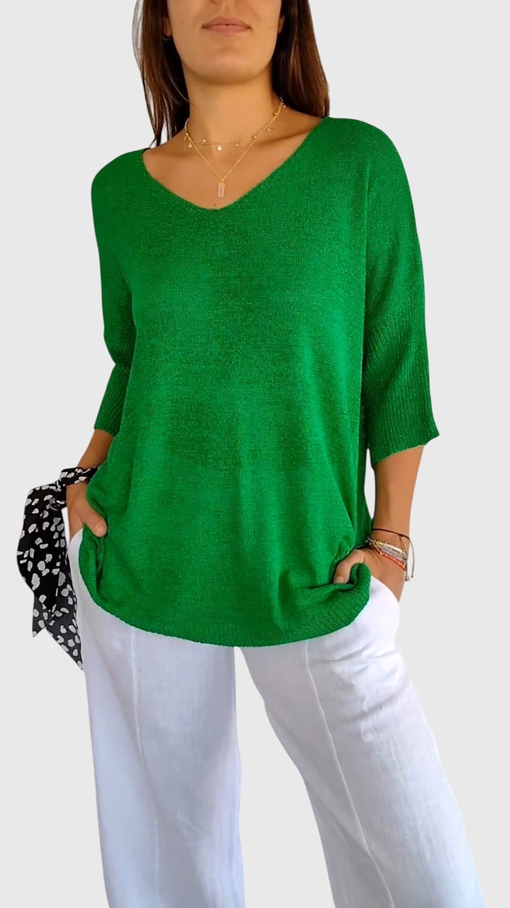Avery | Elegant V-Neck Top