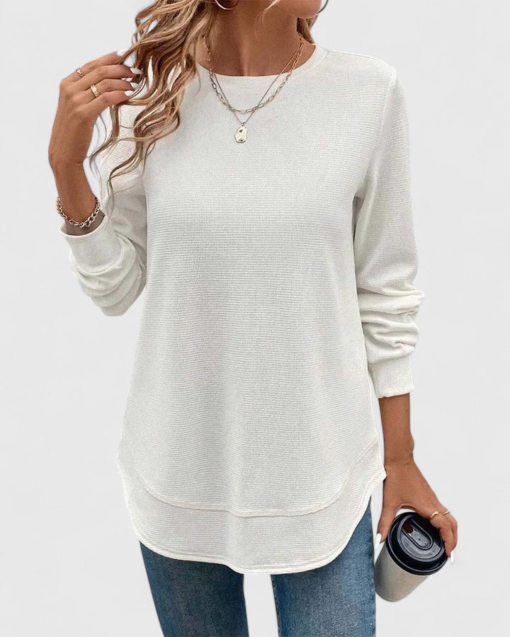Avery | Elegant O-Neck Long Sleeve