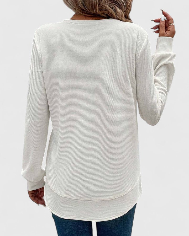 Avery | Elegant O-Neck Long Sleeve