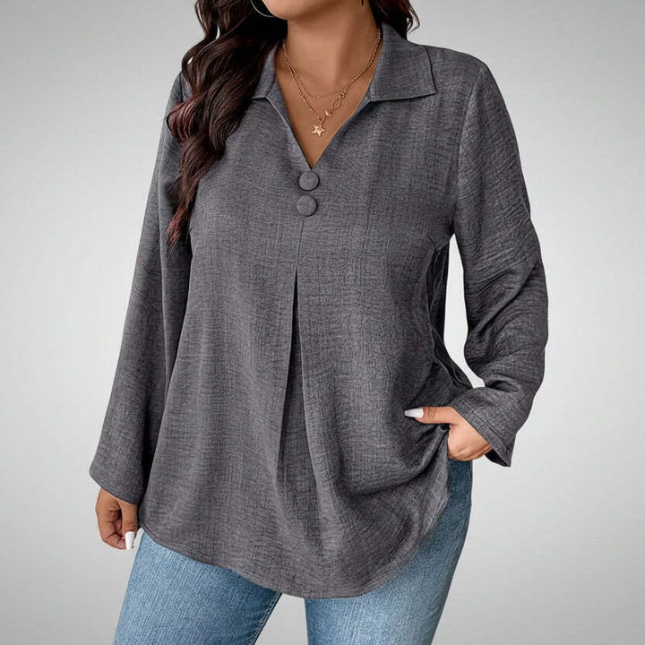 EMILIA™ | Women’s Classic Button-Front Shirt