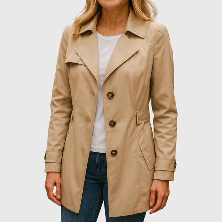 JAMIE™ | Elegant Autumn Trench Coat
