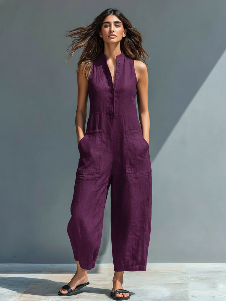 Amara | Elegant Sleeveless Jumpsuit