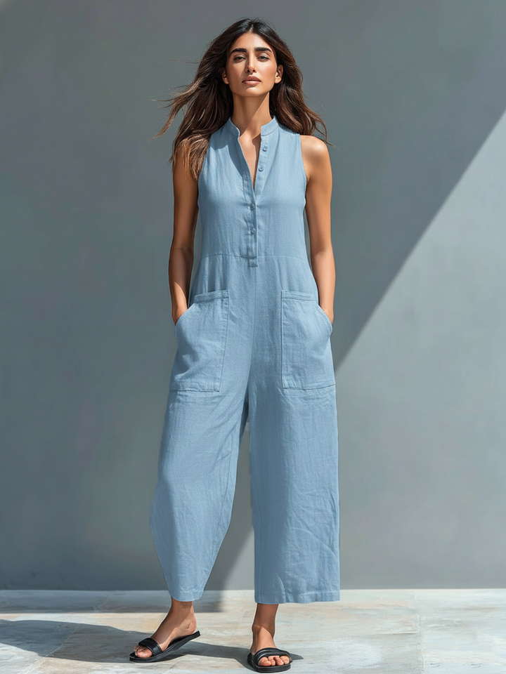 Amara | Elegant Sleeveless Jumpsuit