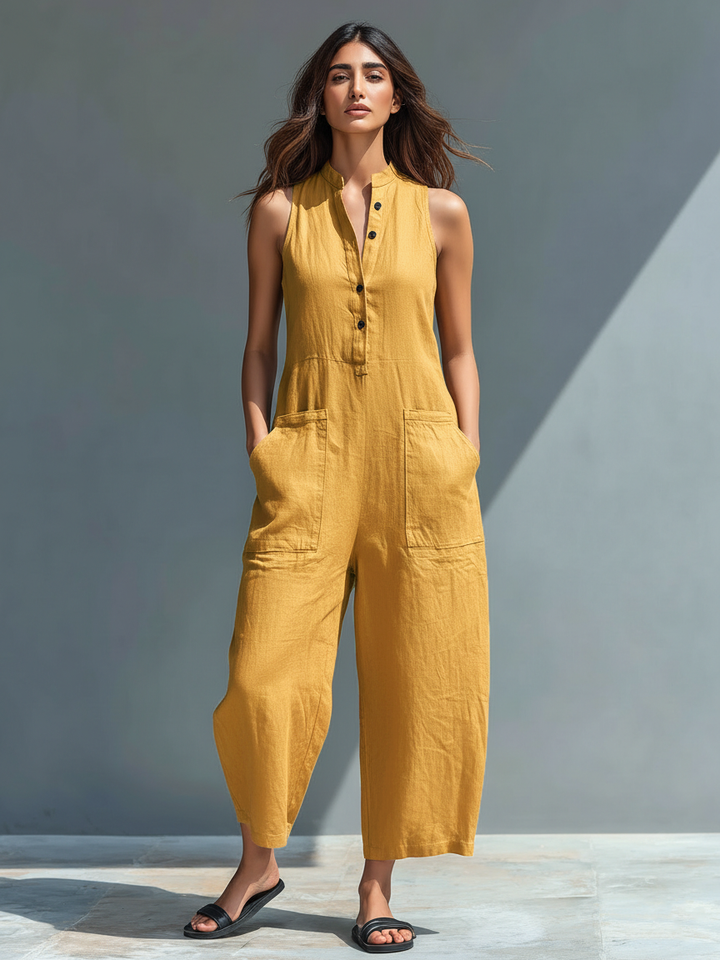 Amara | Elegant Sleeveless Jumpsuit