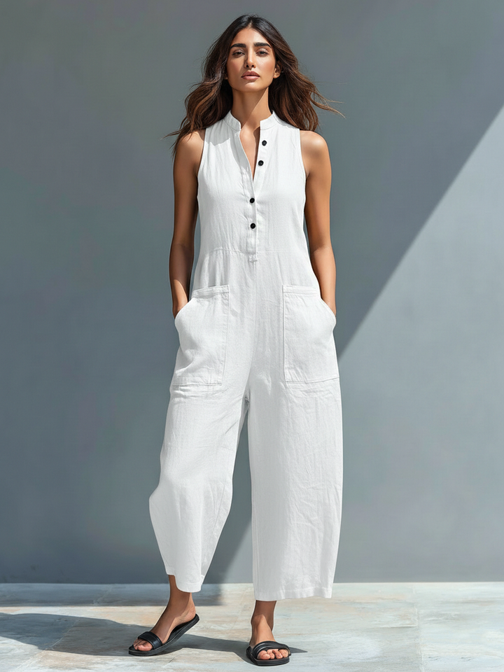 Amara | Elegant Sleeveless Jumpsuit